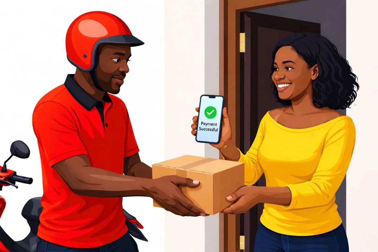 payment on deliver in Nigeria between dispatch rider and customer